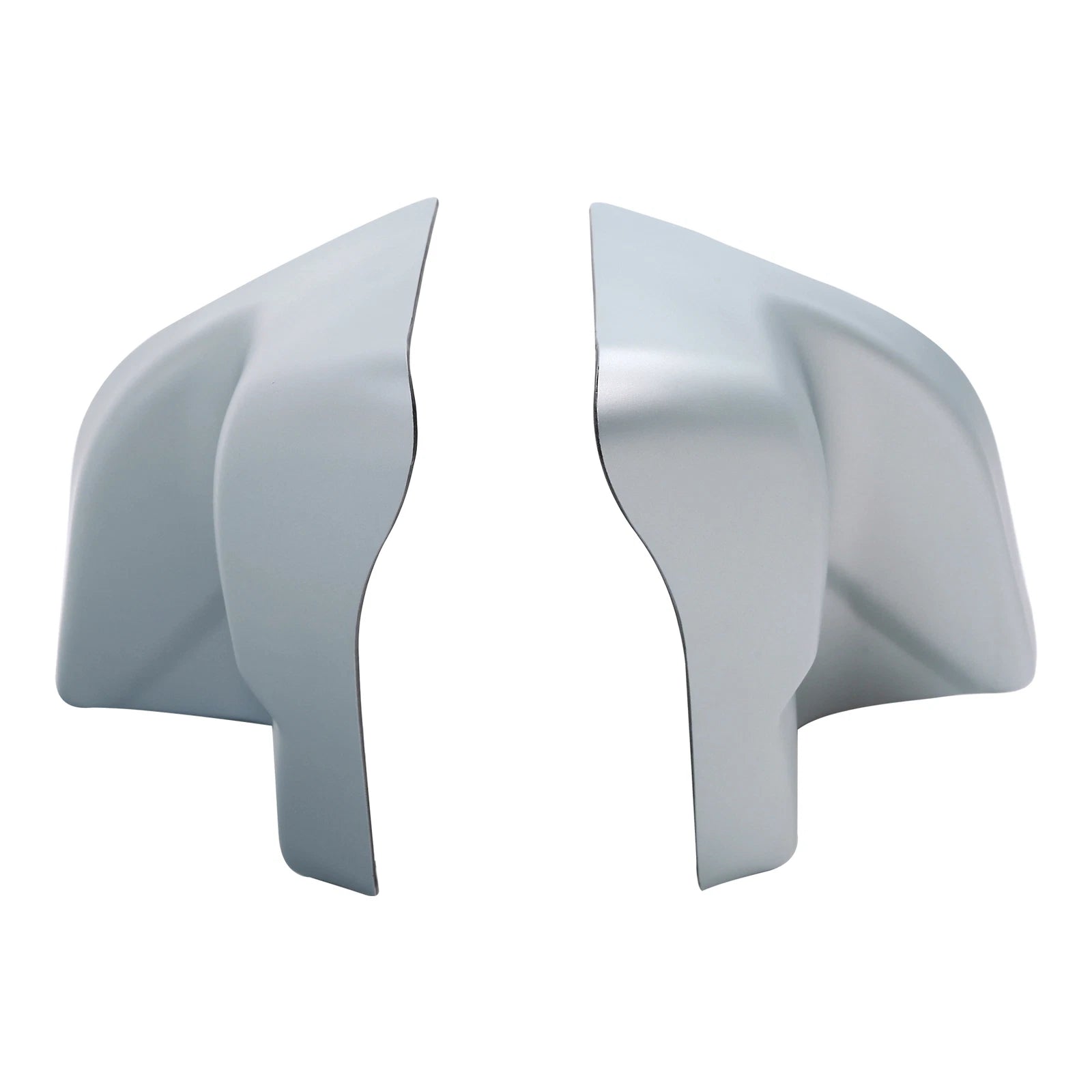 Stretched Side Covers for Harley Touring Glide (2014–Present) - Barracuda Silver Denim