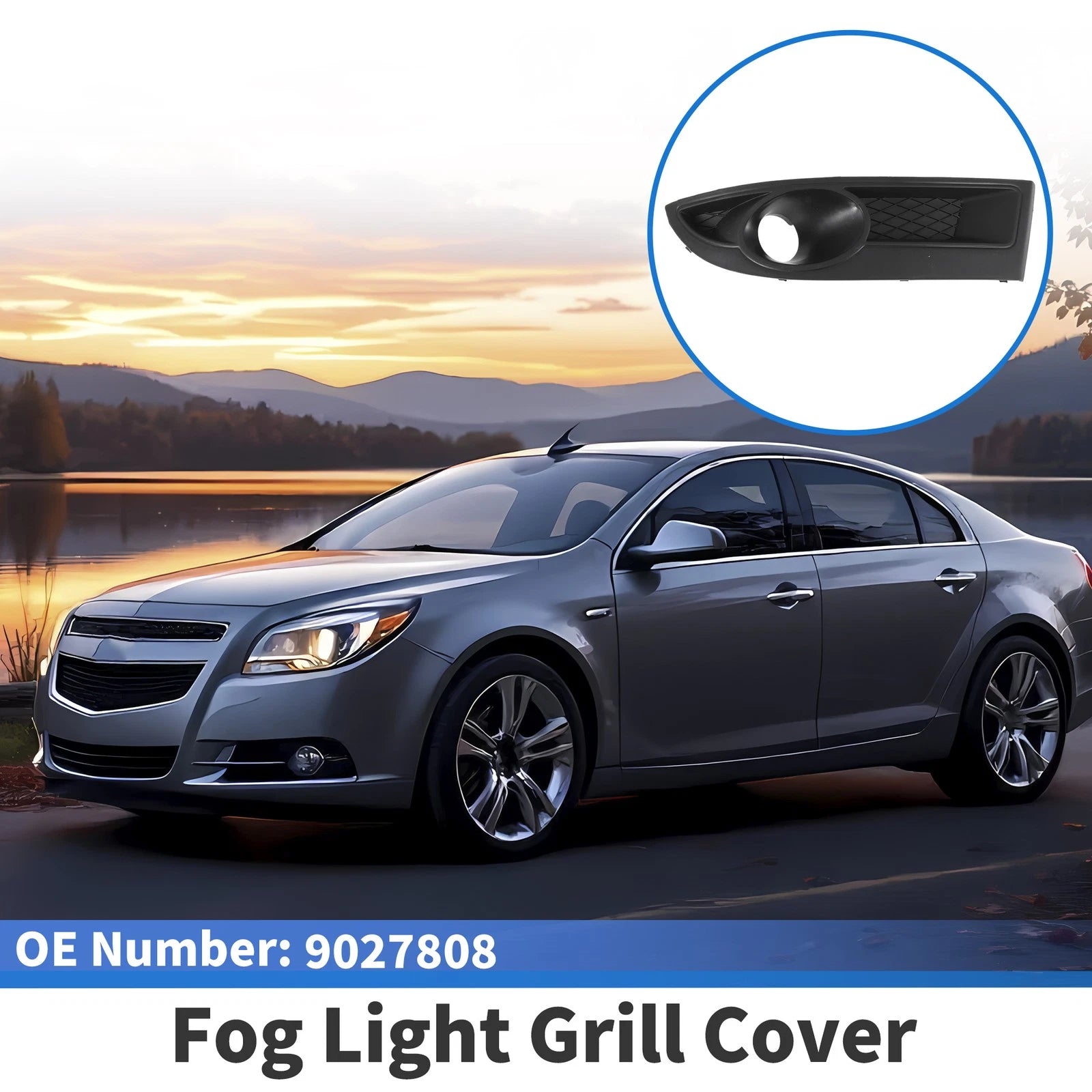 Fog Light Grill Front Right Replacement for Chevrolet Epica (2007–2009)