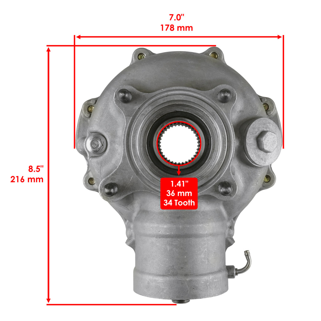 Rear Differential and Drive Shaft Replacement for Honda Rancher TRX420TE (2007–2013)