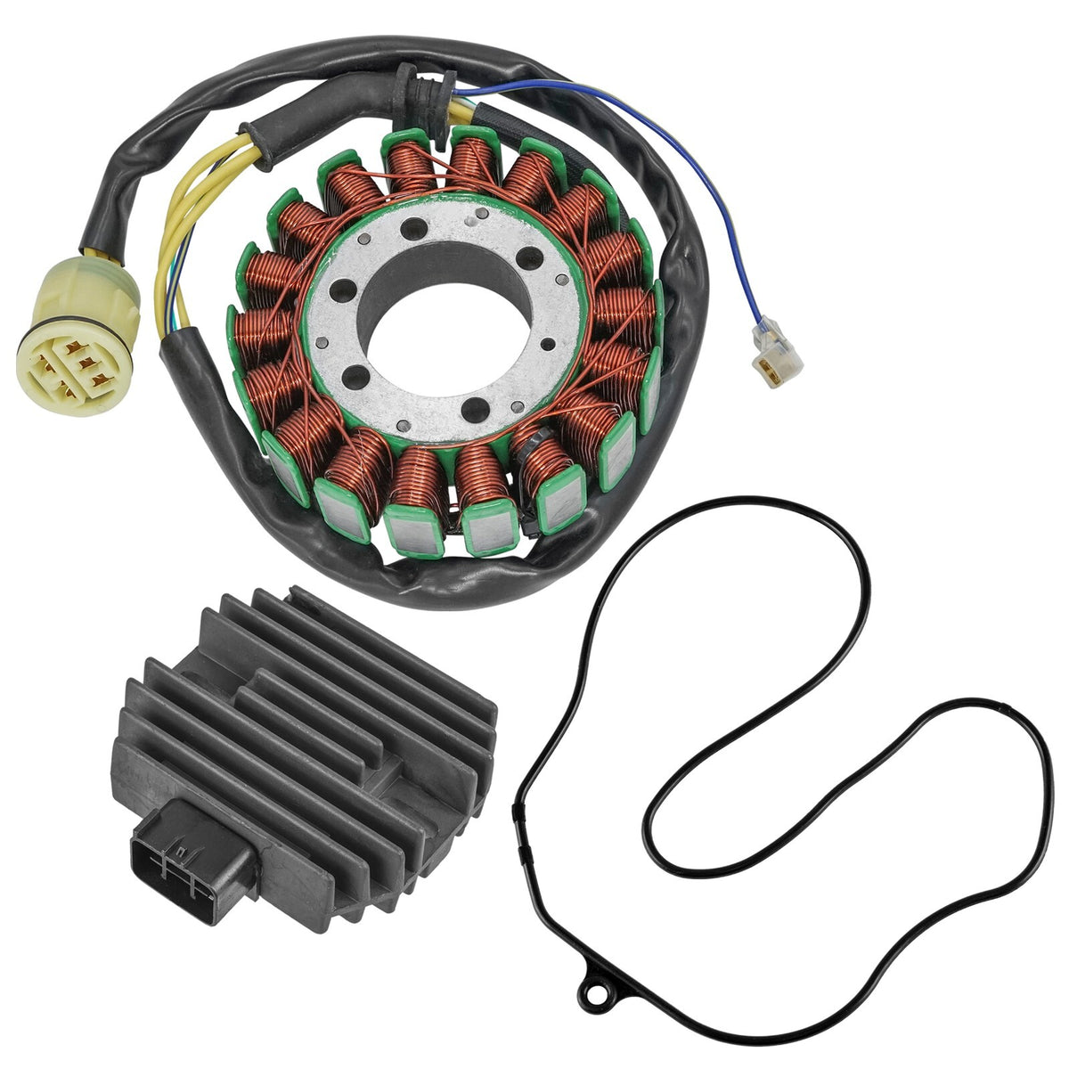 Stator and Rectifier Replacement with Gasket for Honda Foreman Rubicon (2004–2004)