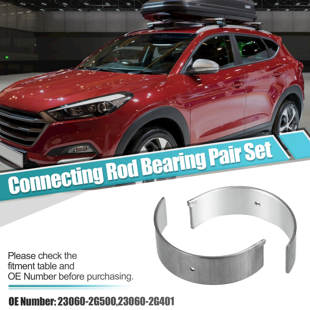 8 Pcs Connecting Rod Bearings Replacement for Hyundai Santa Tucson (2012-2018)