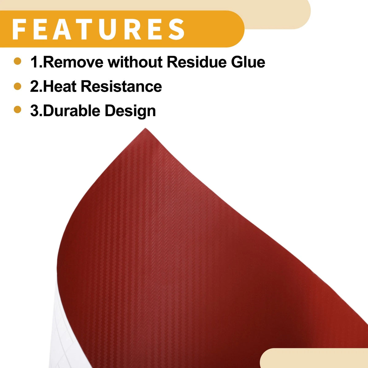 3D Carbon Fiber Car Wrap Film for Universal (10ft x 5ft)