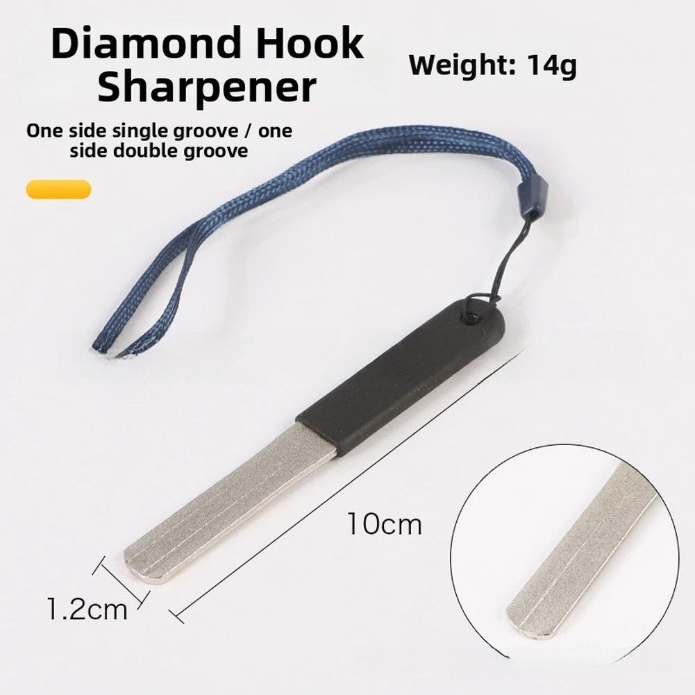 Stainless Steel Hook Sharpener for Anglers (3 Groove Patterns)