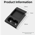 For 7X 2024 Second Row Storage Box with Non Slip Silicone Mat 35.5x22.5x7cm