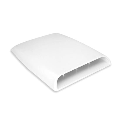 Air Flow Intake Scoop Vent Cover for Universal Cars (White)