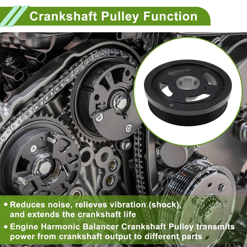 Engine Harmonic Balancer Crank Pulley for Toyota Avalon 3.5L (2000–2004)