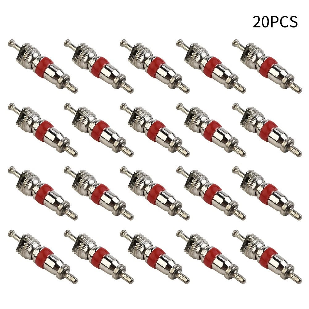 Tyre Valve Core Insert Set with Remover Tool for Car Bike Motorcycle