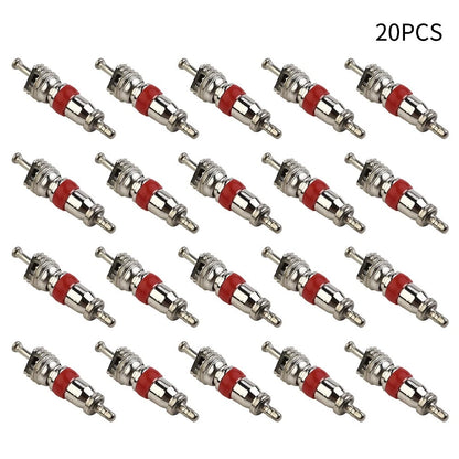 Tyre Valve Core Insert Set with Remover Tool for Car Bike Motorcycle