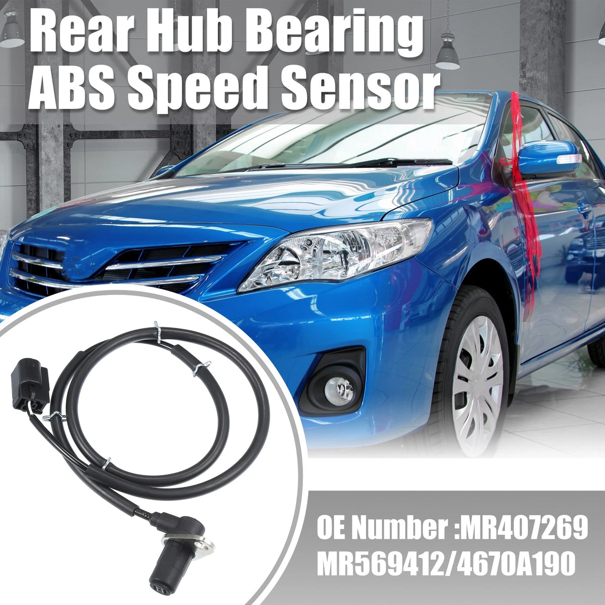 Front Right ABS Speed Sensor Replacement for Mitsubishi Pajero III (2000–2006)