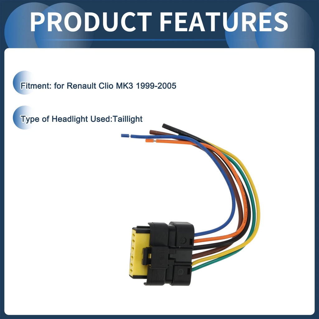 Headlight Wiring Harness Assembly for Renault Clio MK3 (1999–2005)