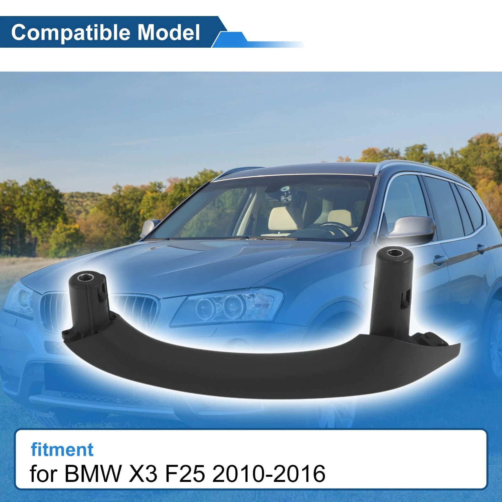 Front Passenger Side Inner Door Handle Replacement for BMW X3 F25 (2010–2016)