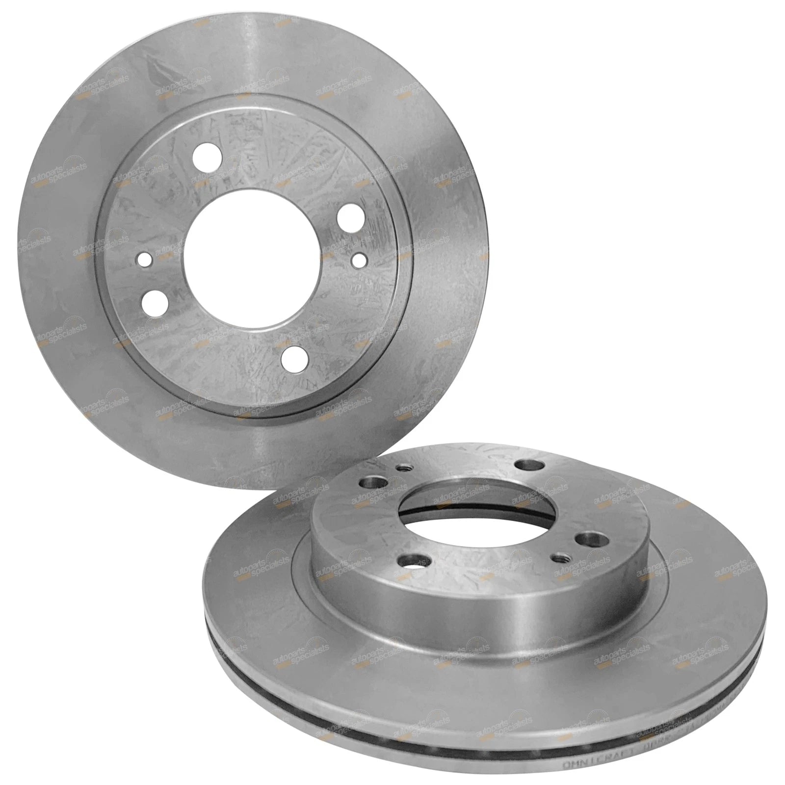 2X Front Disc Brake Rotors for Mitsubishi Mirage LA (2013–2017)