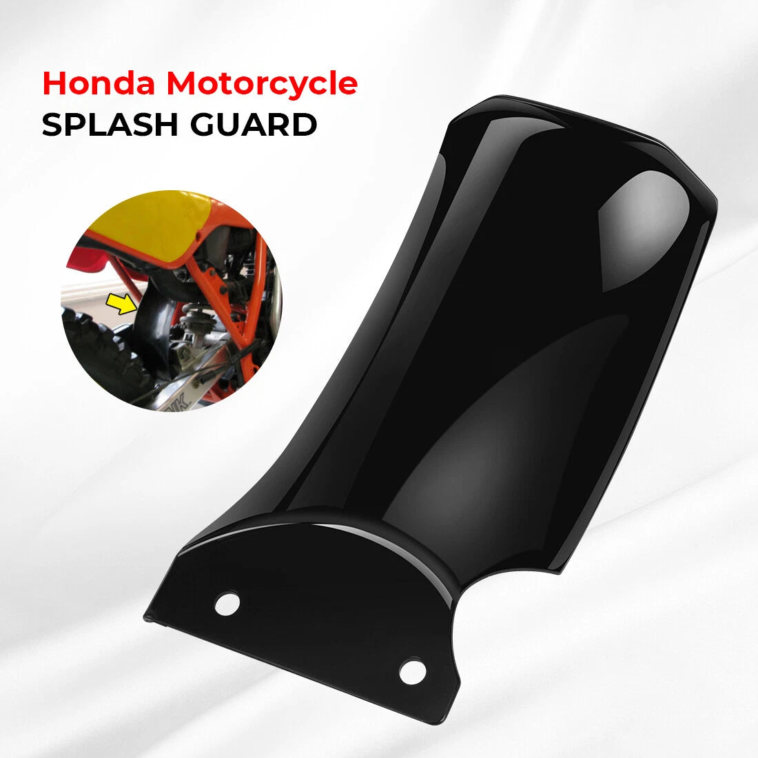 Mudflap Splash Guard for Honda XR350R (1985), XR600R (1985-2020), XR650L (1993-2023)