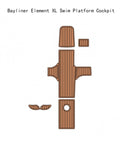 EVA Foam Faux Teak Deck Floor Pads for Bayliner Element XL (2018–2023)