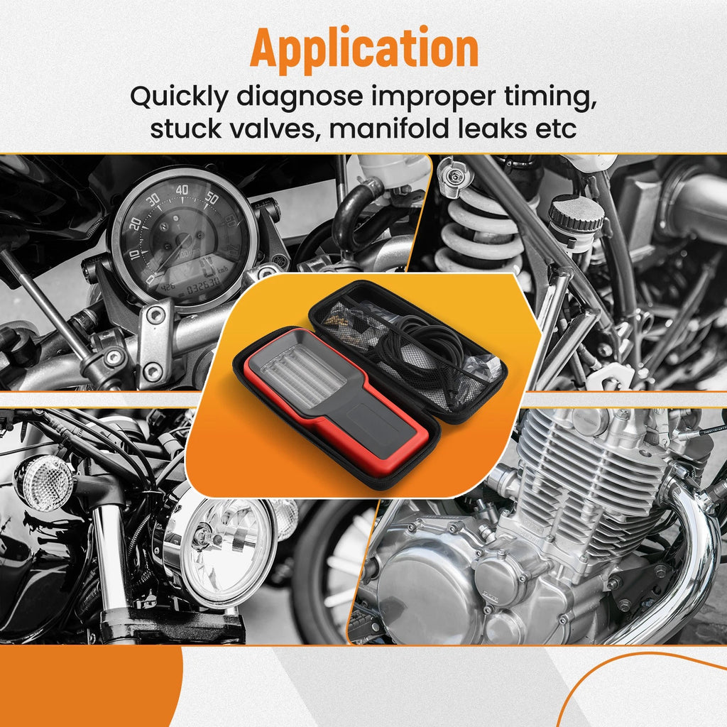 Carburetor Synchronizer Tool for Fuel Injected Throttle Bodies (Includes Instructions)