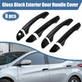 8PCS ABS Side Door Handle Cover Trim Replacement for Hyundai Elantra (2017–2020)