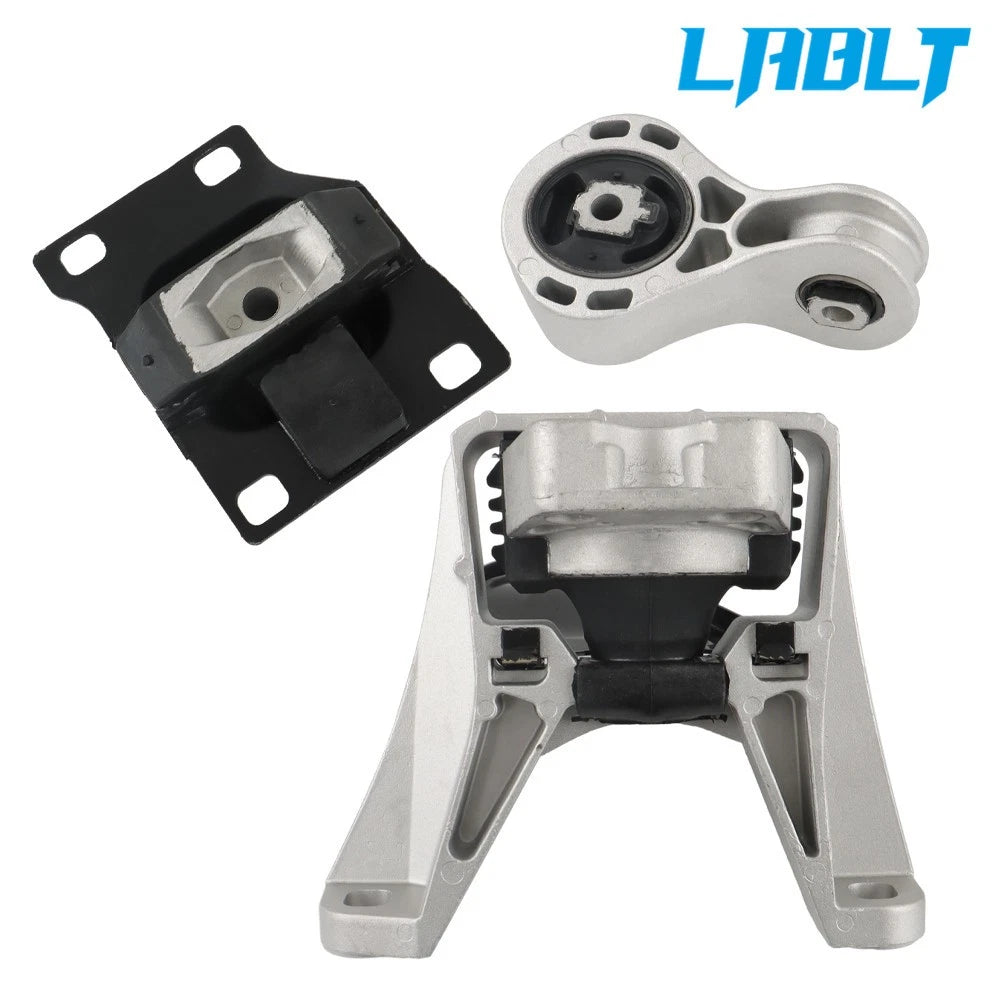 Set of 3 Engine Motor & Trans Mounts for Ford Focus (2008–2011) L4 2.0L Auto