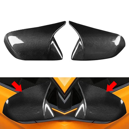 Carbon Fiber Side Door Mirror Cover Cap for Ford Mustang (2015–2024)