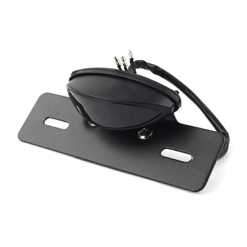 LED Brake Tail Light License Plate Mount for Cafe Racer (Motorcycle)