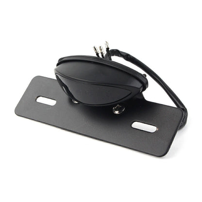 LED Brake Tail Light License Plate Mount for Cafe Racer (Motorcycle)