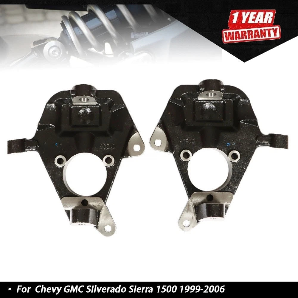 2" Drop Spindles Lowering Kit for Chevy GMC Silverado Sierra 1500 (1999–2006)
