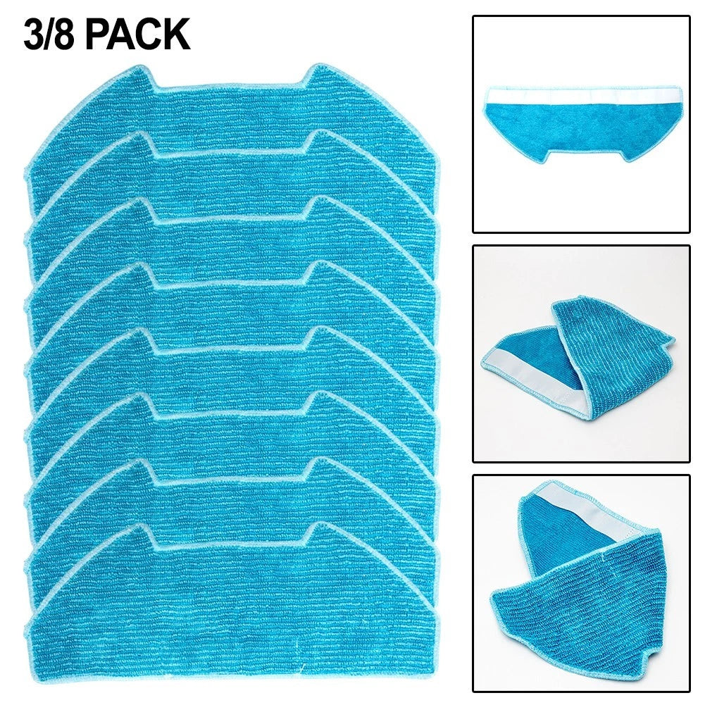 Microfiber Mop Cloth Set of 8 for BObsweep Dustin