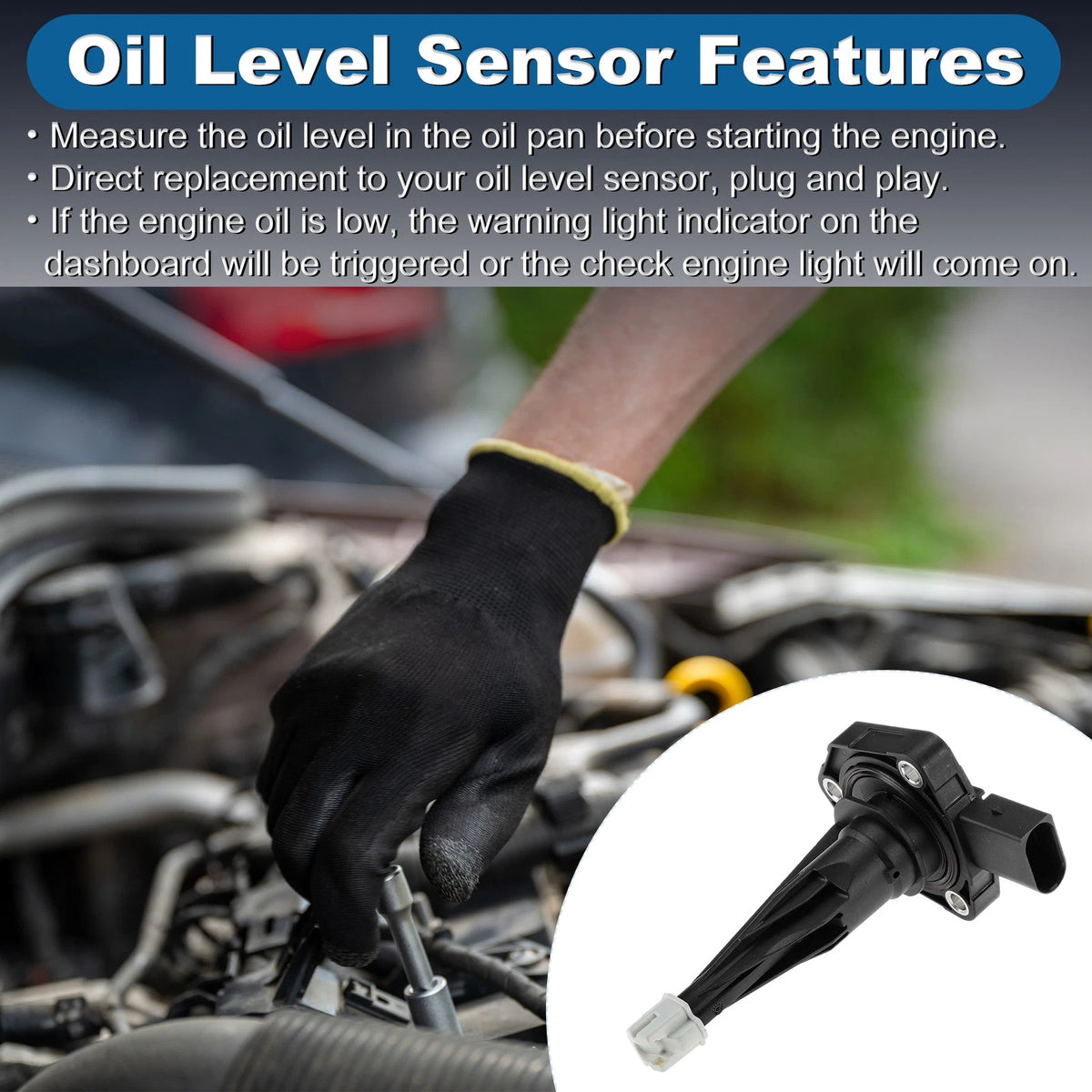 Engine Oil Level Sensor Replacement for BMW 750i (2016–2020)