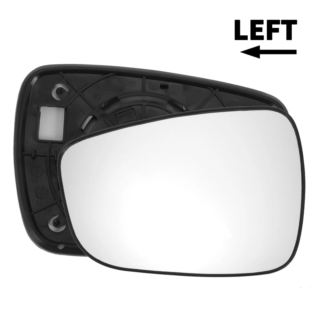 Left Side Mirror Glass Non Heated Replacement for Hyundai Accent (2011–2017)