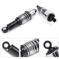 2X Rear Shock Absorbers for Harley (267mm 10.5'' Black & Chrome)