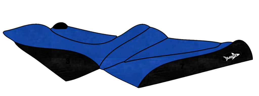 Seat Cover for Seadoo GTX (2007–2009) Black/Blue Limited Blacktip