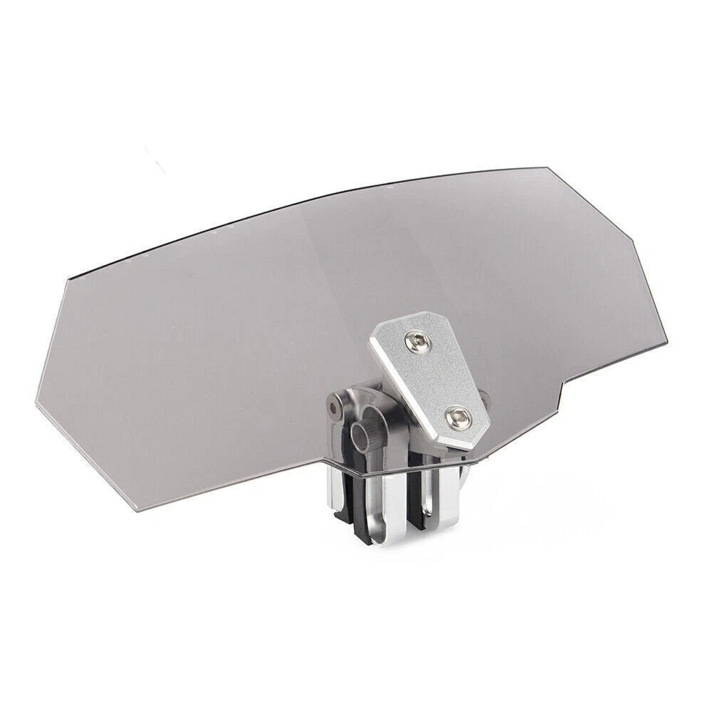 Adjustable Clip On Windshield Windscreen for Universal Motorcycle (All Years)