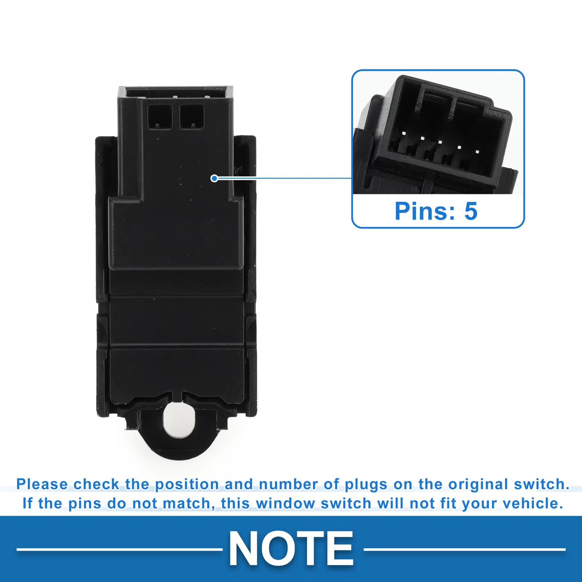 Rear Passenger Power Window Switch for Land Rover Range Rover Sport (No.LR034811)
