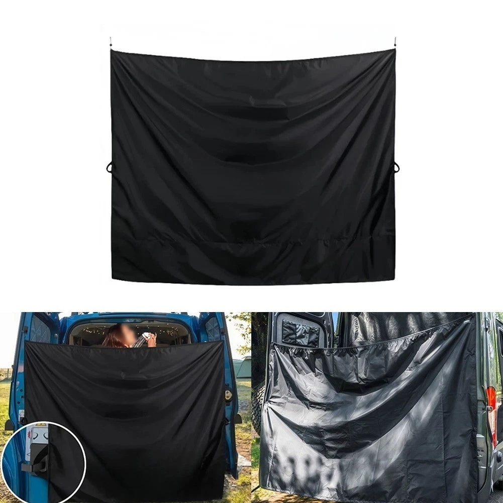 Camper Door Curtain for Outdoor Use - Easy Install, Gentle Breeze