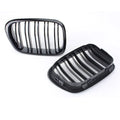 Front Upper Bumper Mesh Grille Trim for BMW 5 Series E39 (1995–2004) Black