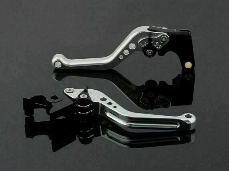 Short Brake Clutch Levers for BMW K1600 K1200 K1300 R1200 R/S/GS (2010–2023) Silver T9