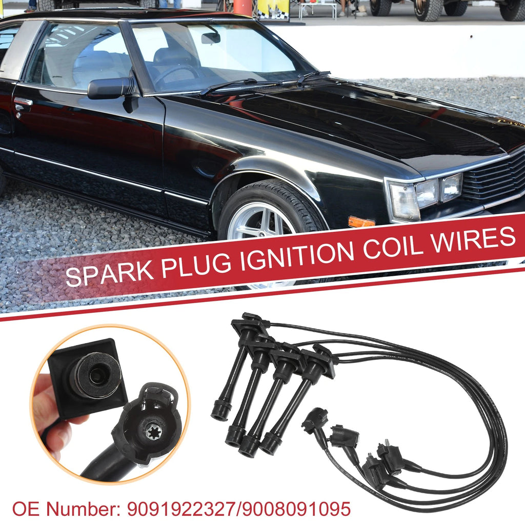 4PCS Spark Plug Wire Ignition Coil Cable Replacement for Toyota Celica (1993–1997)