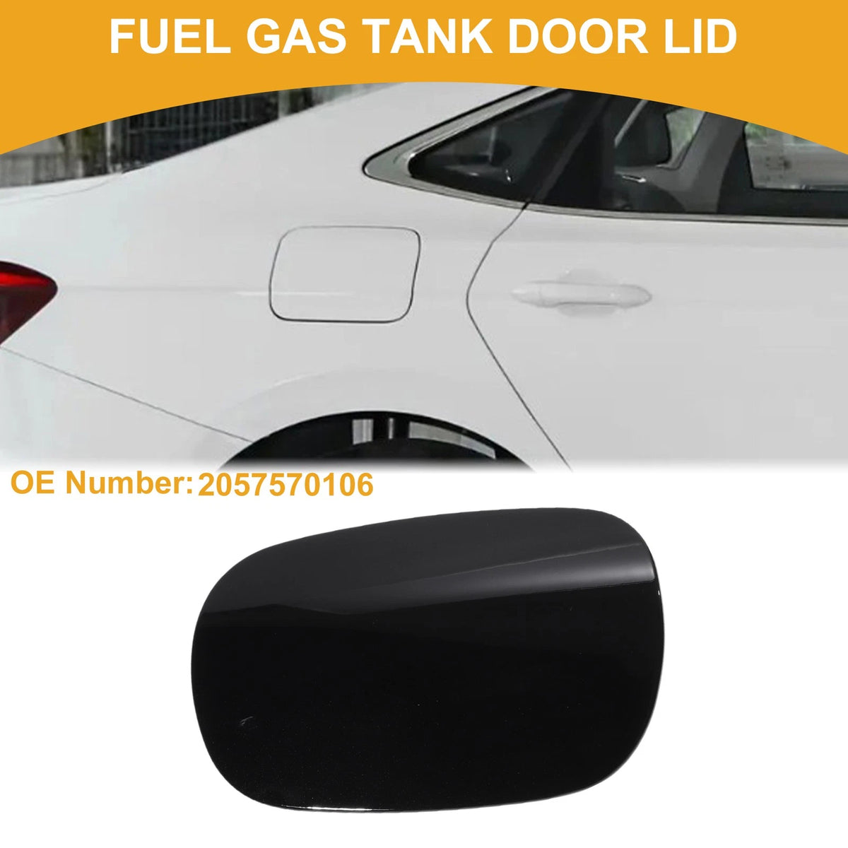 Fuel Tank Door Cap Replacement for Mercedes-Benz C180 C200 (2007–2014)