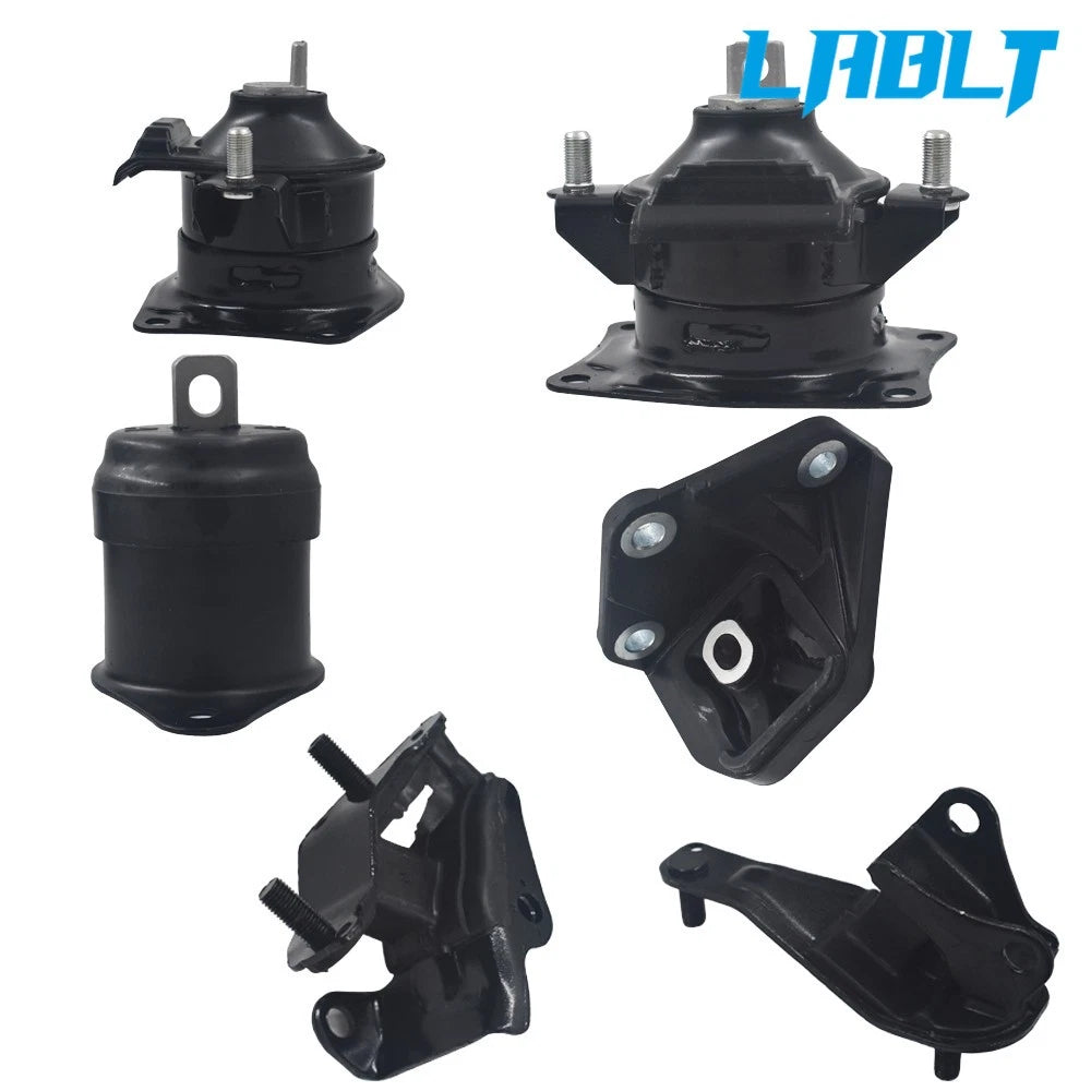 6PCS Engine Motor & Auto Transmission Mounts for Honda Accord 2.4L (2003–2007)