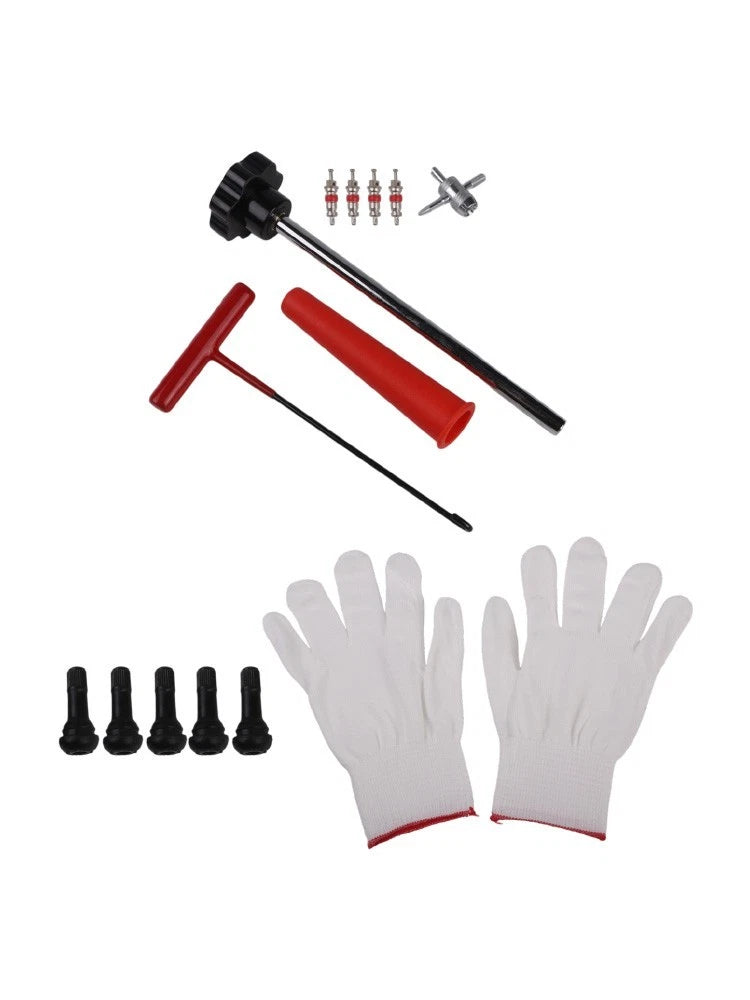 Professional Grade 13pcs Tire Valve Tools Set Compatible with Most Vehicles