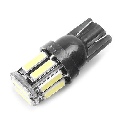 T10 7020 White LED 10SMD Interior Dome Map Light Bulb for