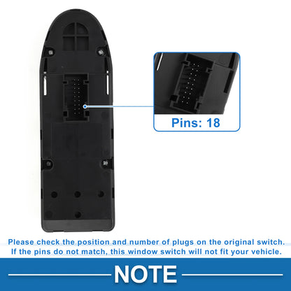 Power Window Switch for BMW 325i 325xi (2006) No. 61319217335