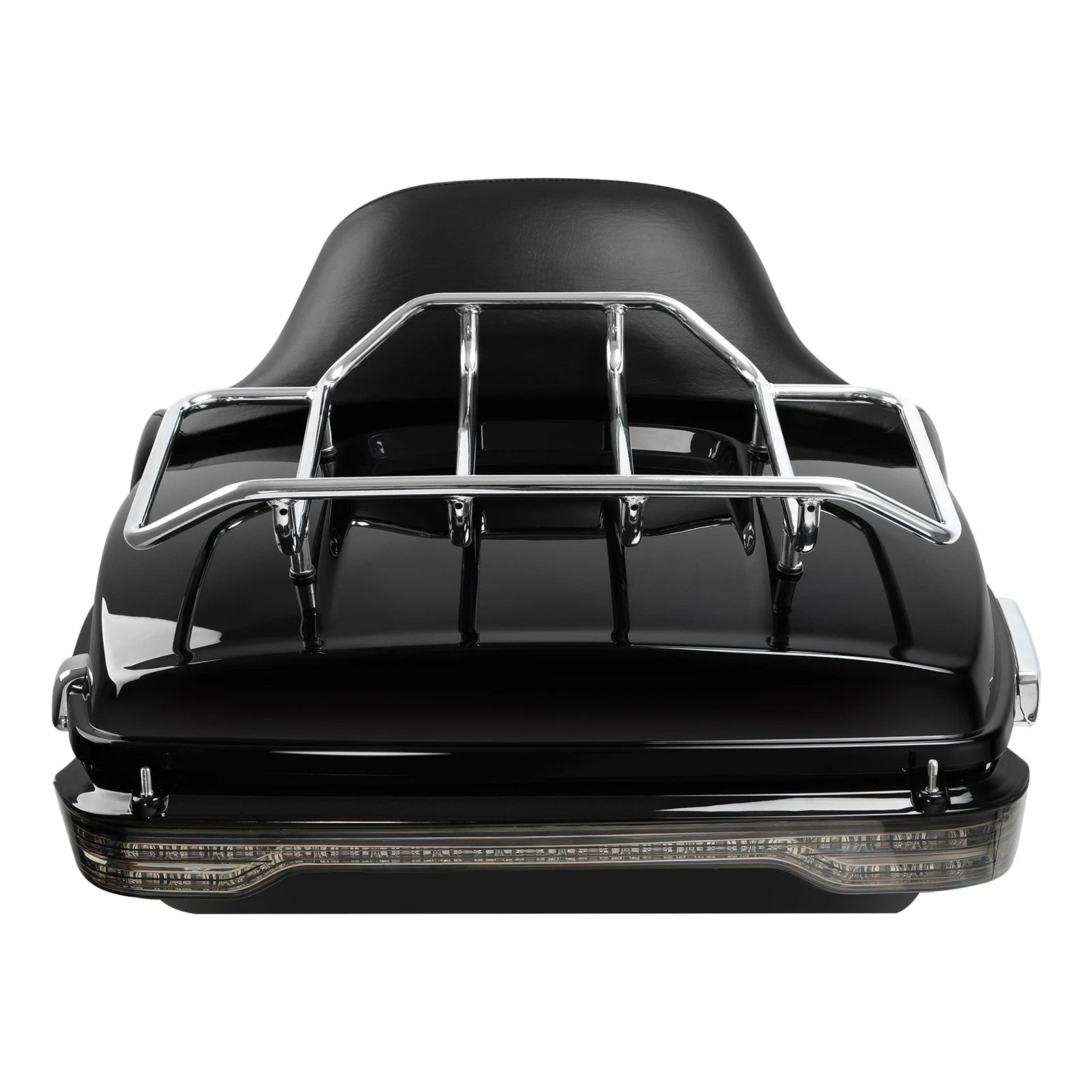 Chopped Trunk Backrest Pad Tail Light for Harley Touring Road Glide (2014–2026)