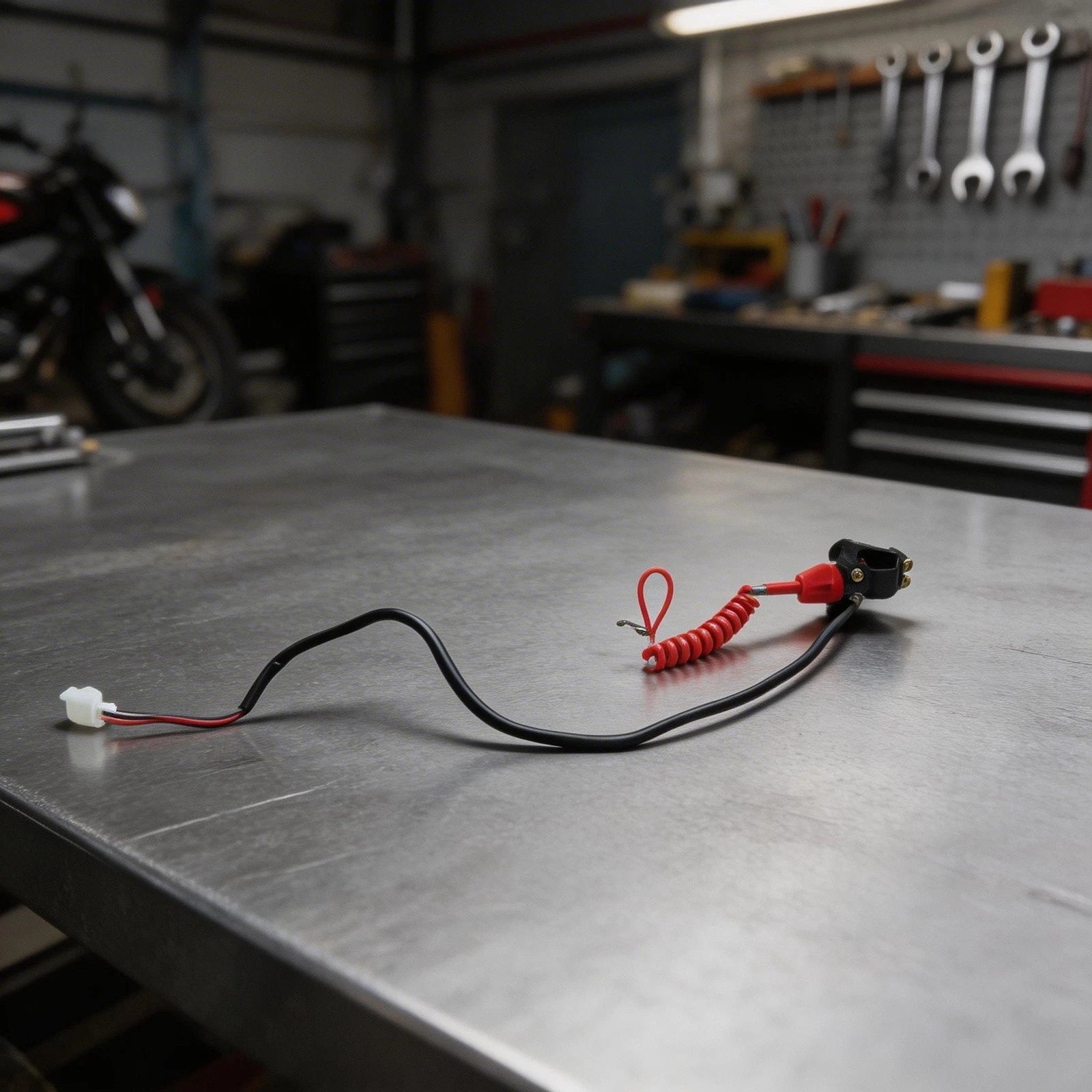 Push Button Kill Switch Lanyard Normally Open 2-Wire for Automotive