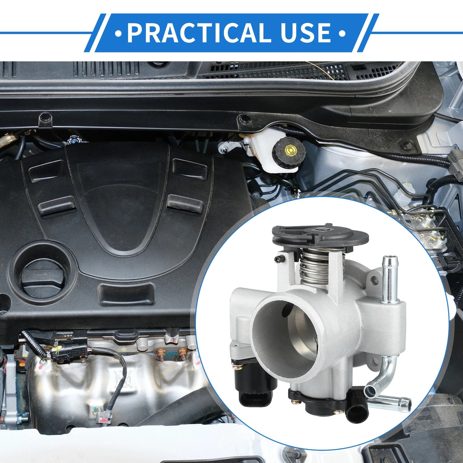 Throttle Body Replacement for Chevrolet Aveo 1.6L L4 Gas (2004–2005)