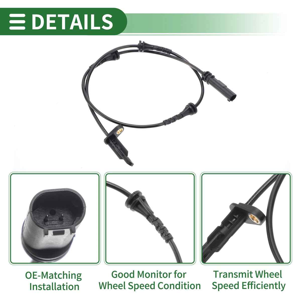 ABS Wheel Speed Sensor No. 34526895659 for BMW X3 G01 (2018–2023)