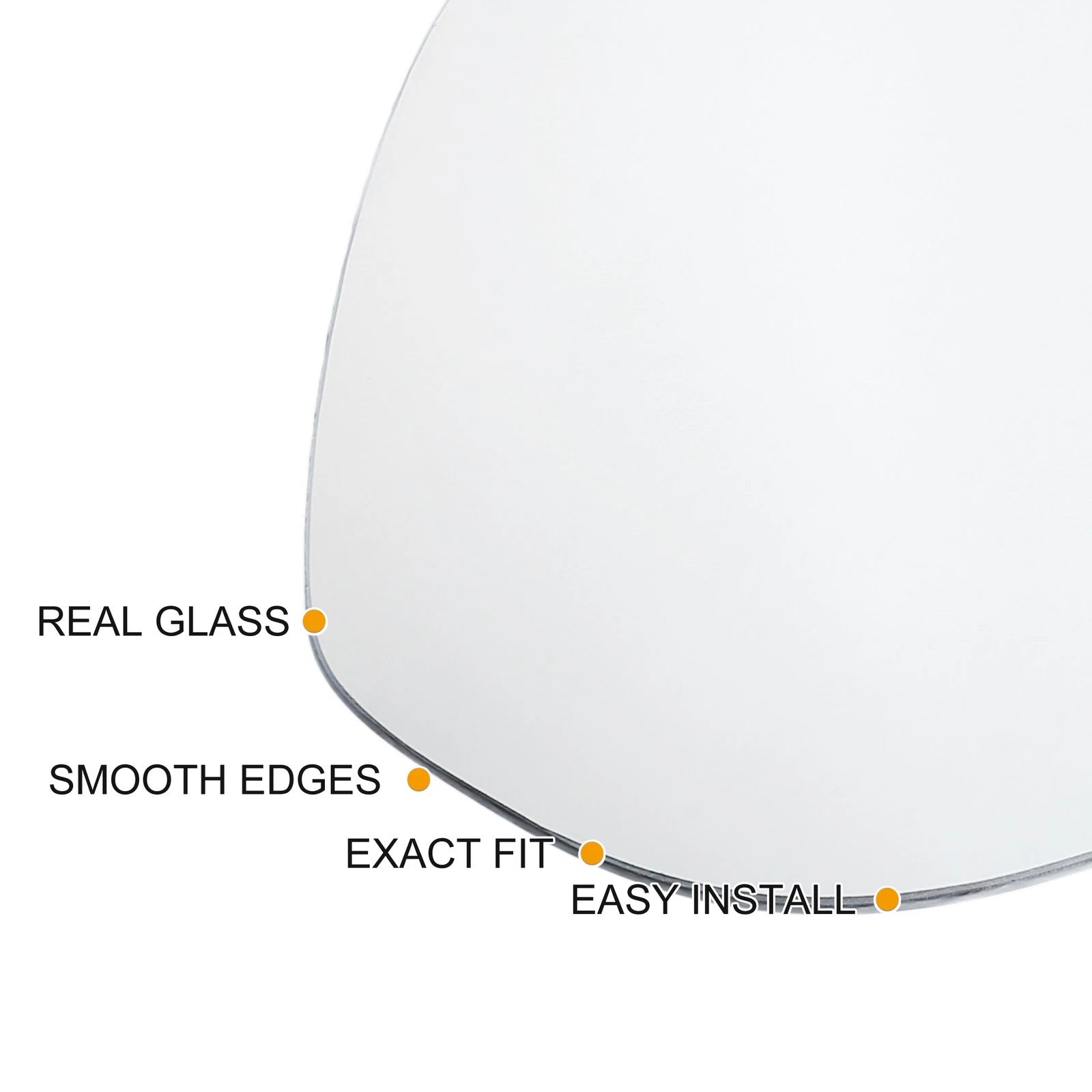 Mirror Glass Replacement for Kia Rio (2018–2022)