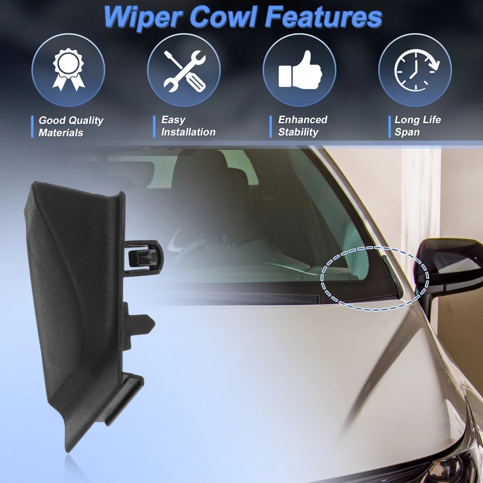 Windshield Cowl Replacement for Toyota Corolla (2020–2022)