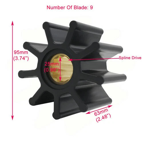 Impeller for Volvo Penta (21730344)