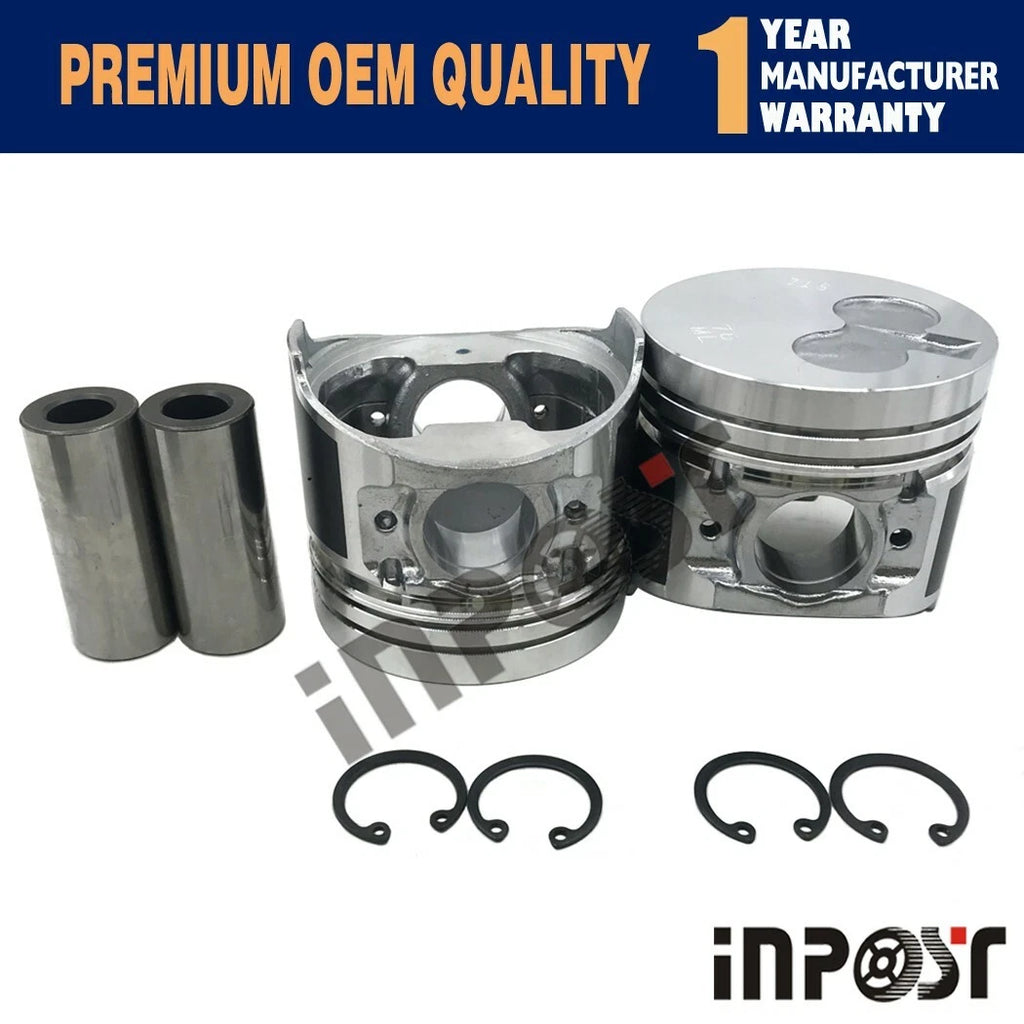 Piston Kit with Ring for Yanmar 2TNV70 (Hitachi 8NX, Takeuchi T108)