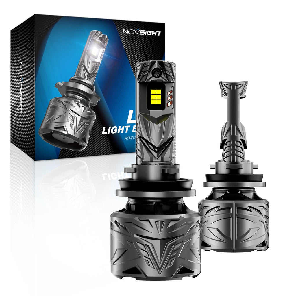 2X 9007 HB5 LED Headlight Bulbs Kit for High Low Beam Light (6500K)